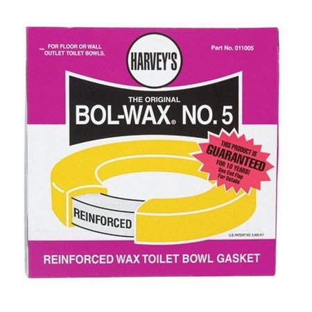 HARVEYS Harveys 011005 Bol-Wax Urinal Gasket No. 5 4208641